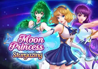 Moon Princess fun-mode slot with bright character art