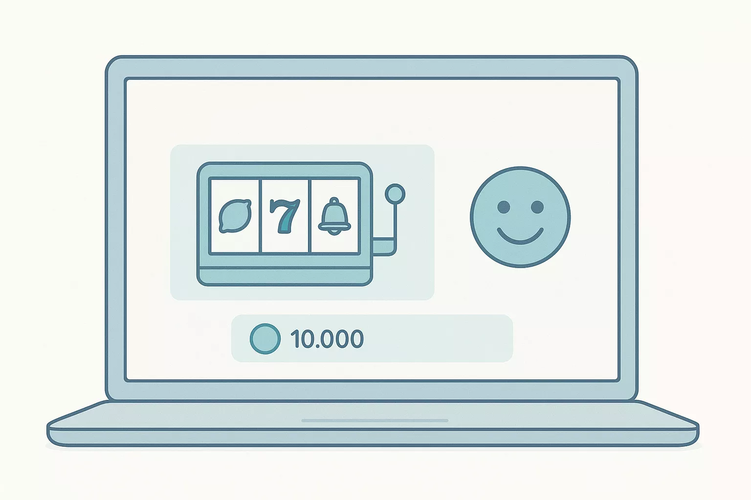 Light Nordic social casino interface for PolarPlayground fun-only games